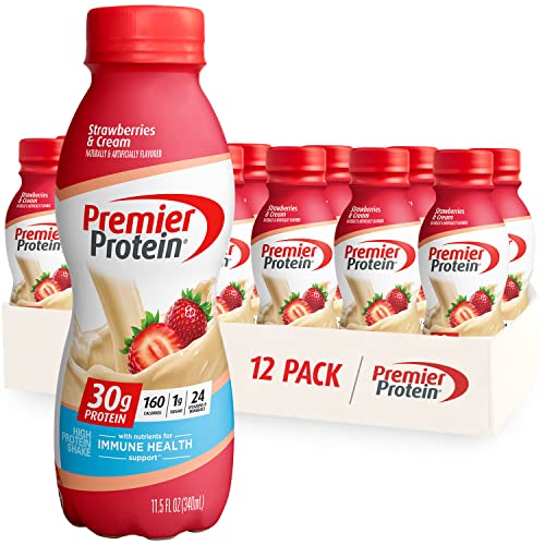 12-Pack Premier Protein Strawberry Shake - Immune Support