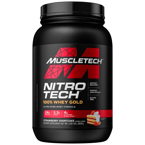 MuscleTech Nitro-Tech Whey Gold Protein Powder - 2 lbs