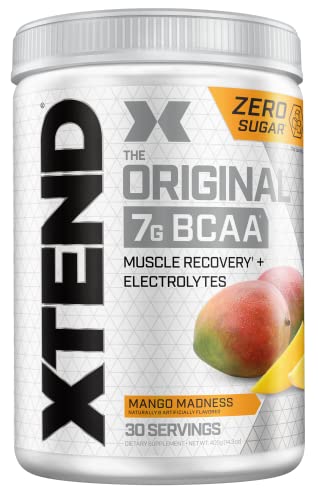 XTEND Mango Madness BCAA Powder for Muscle Recovery