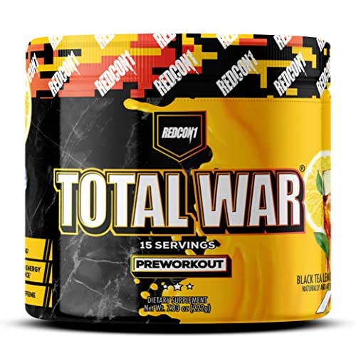 REDCON1 Total War Pre Workout Powder - Citrulline & Beta Alanine Boost