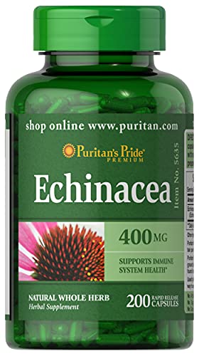 Echinacea 400 mg: 200 Count Immune Support