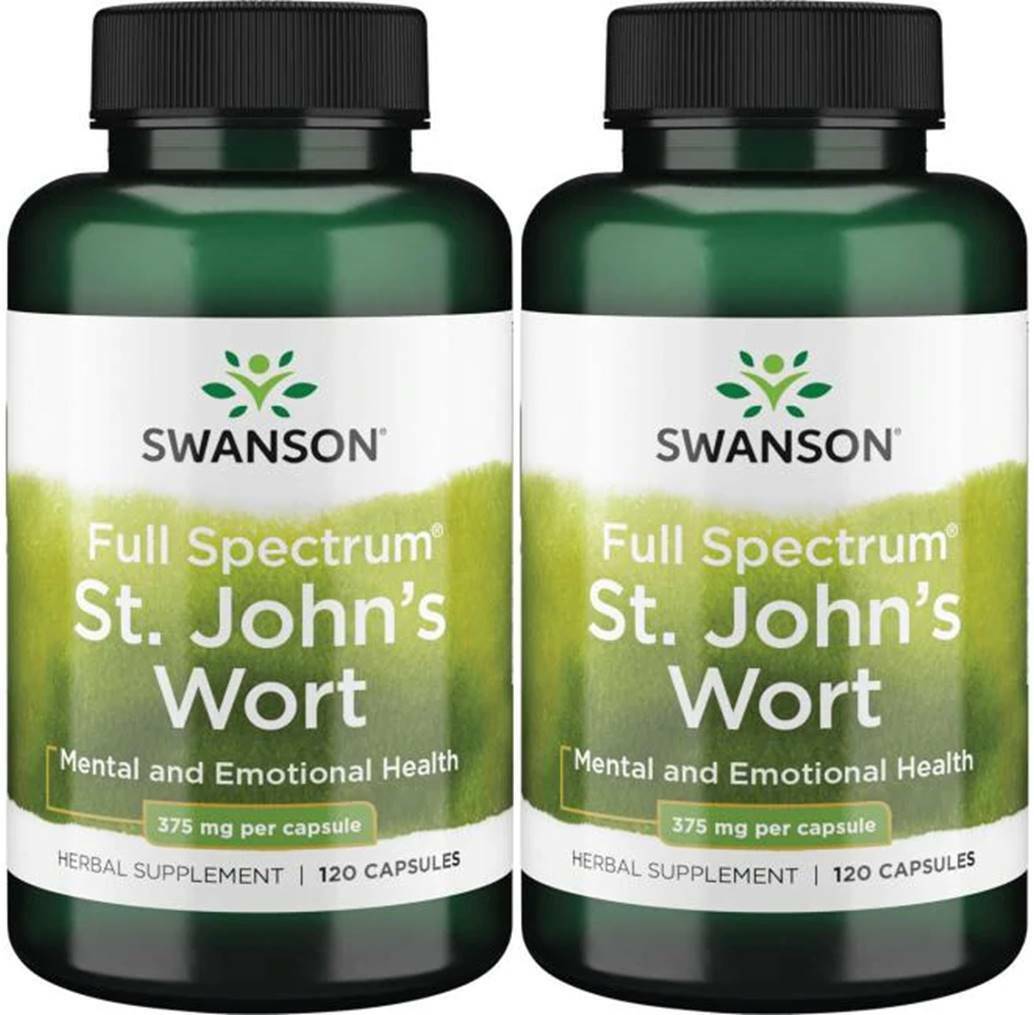 Swanson St John's Wort Capsules for Stress & Anxiety