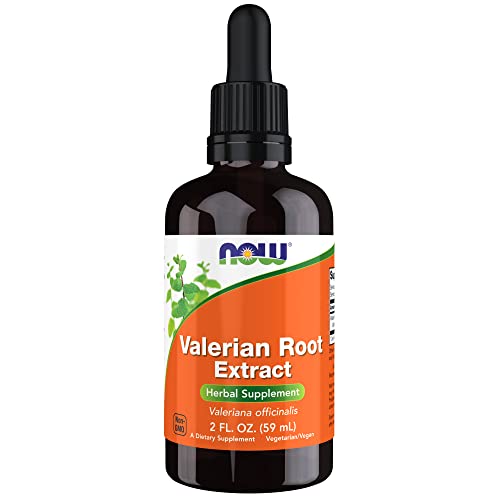 NOW Valerian Root Extract Liquid, Herbal Supplement (2oz)