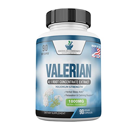 Organic Valerian Root Capsules for Relaxation