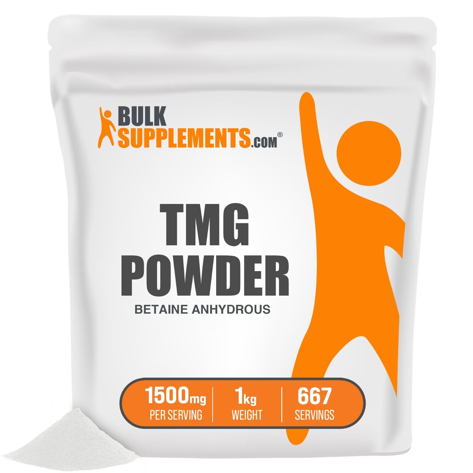 BulkSupplements.com Betaine Anhydrous TMG - Digestive Enzyme Supplements