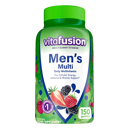 Berry flavored men's daily multivitamin gummies -150 count