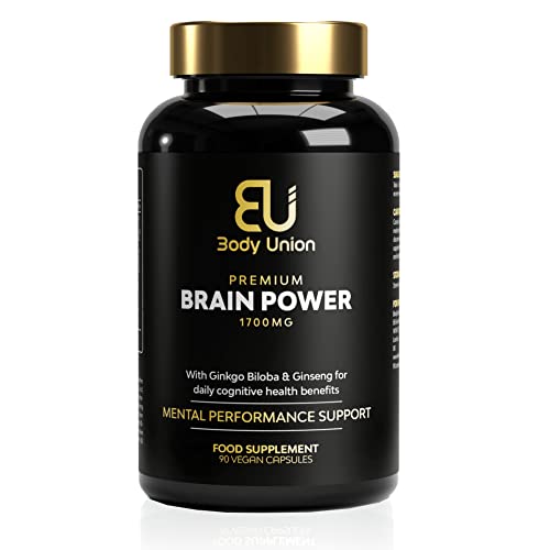 Brain Power Supplement | 90 Capsules | Vegan Formula