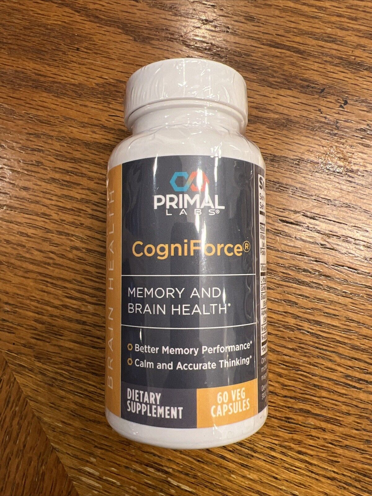 Primal Labs CogniForce Brain Health 60 Caps