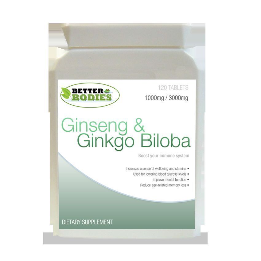 Ginkgo & Ginseng Brain Boost Supplement