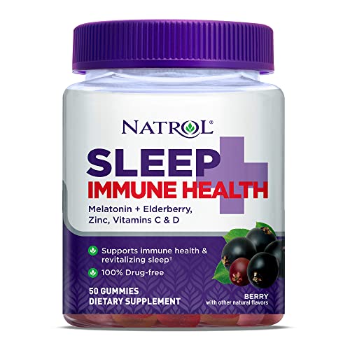 Natrol Sleep+ Immune Gummy with Elderberry