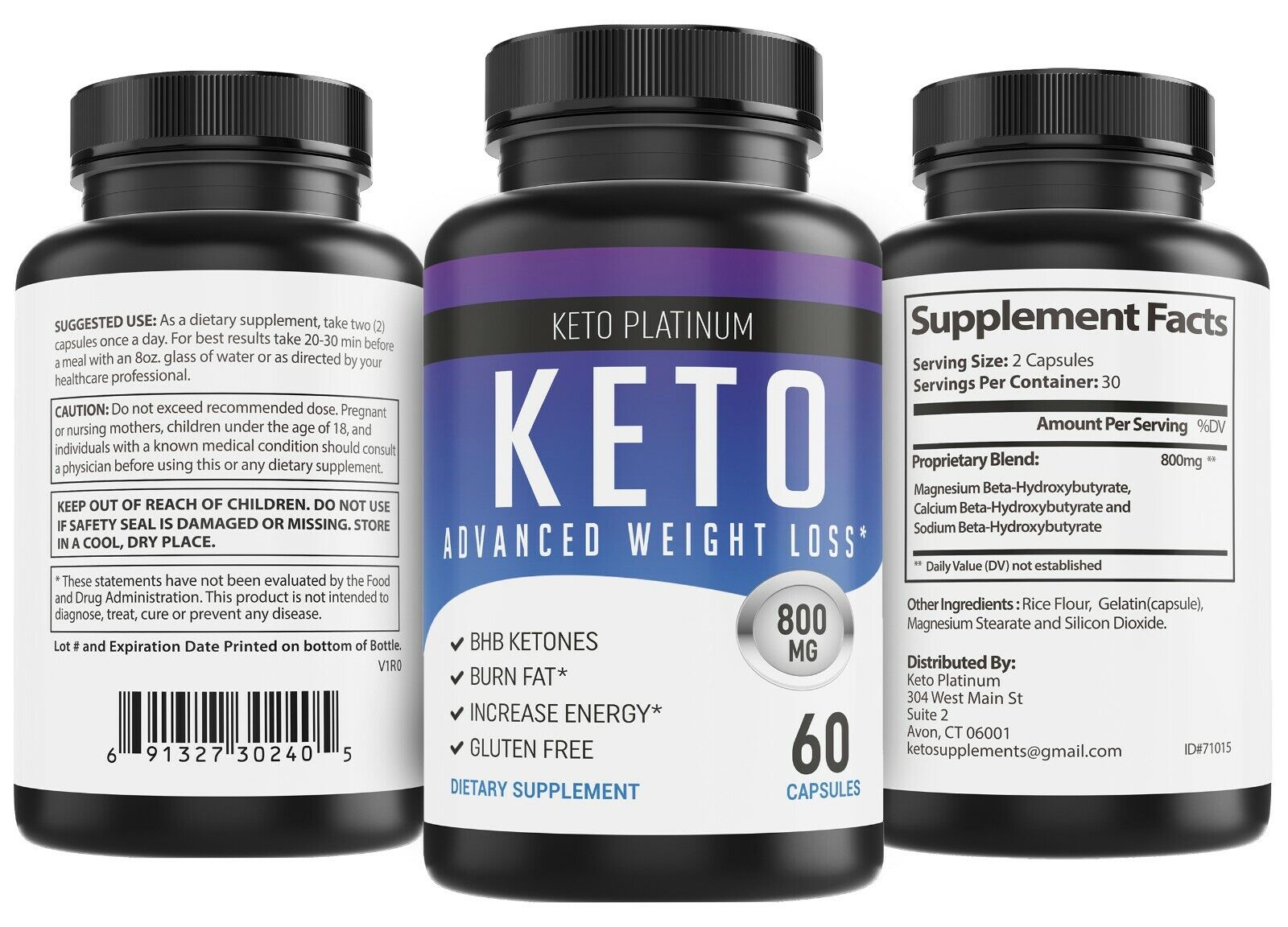 Shark Tank Keto Diet Pills - Weight Loss Fat Burner Supplement for Women & Men 