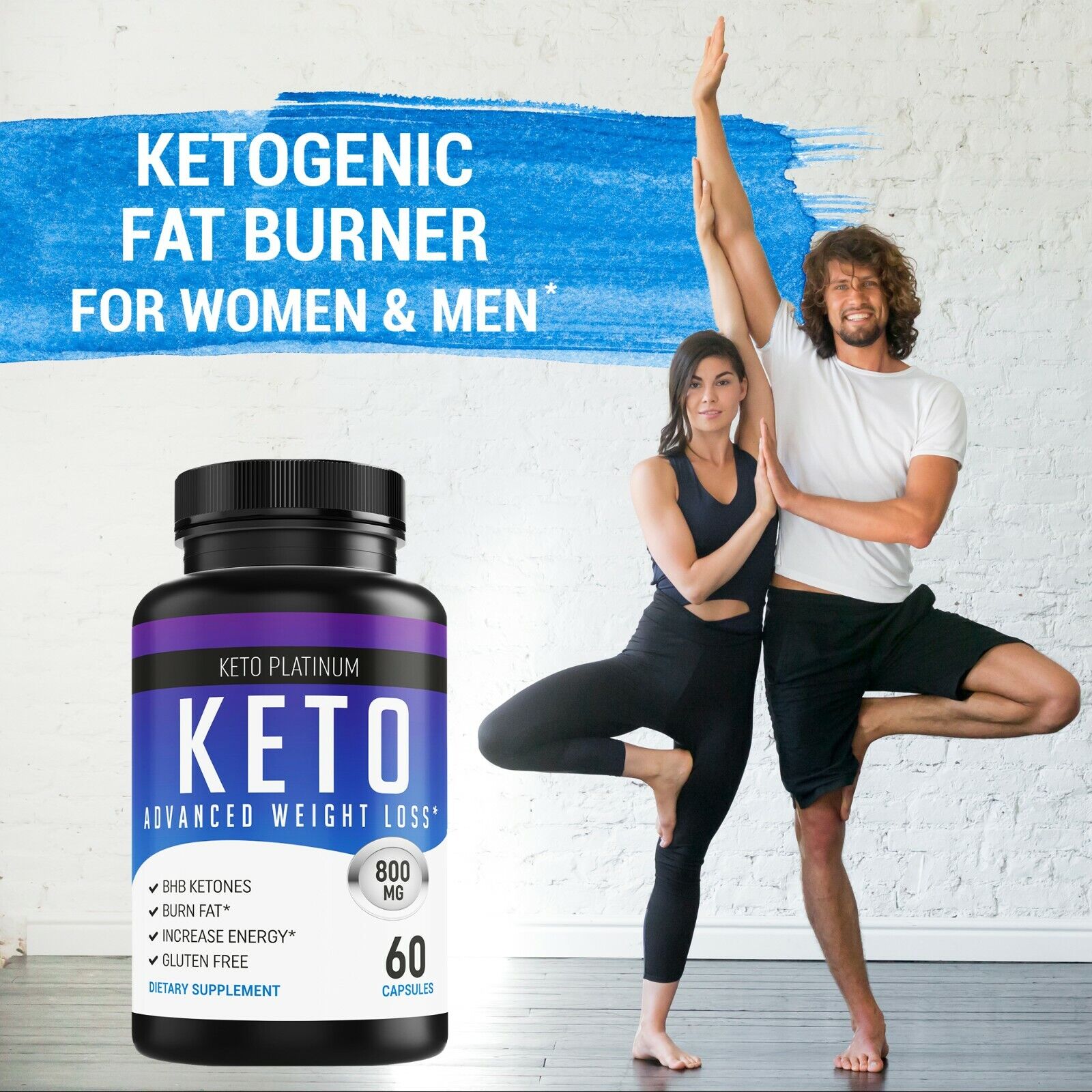 Shark Tank Keto Diet Pills - Weight Loss Fat Burner Supplement for Women & Men 