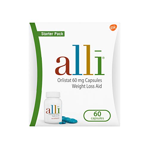 Alli Weight Loss Pills, 60 Capsules, Non-Prescription Aid