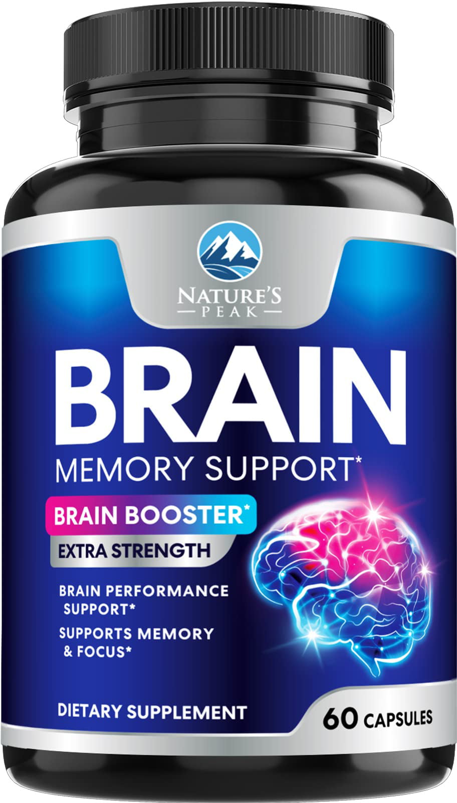 Memory and Focus Brain Supplement - 60 Capsules