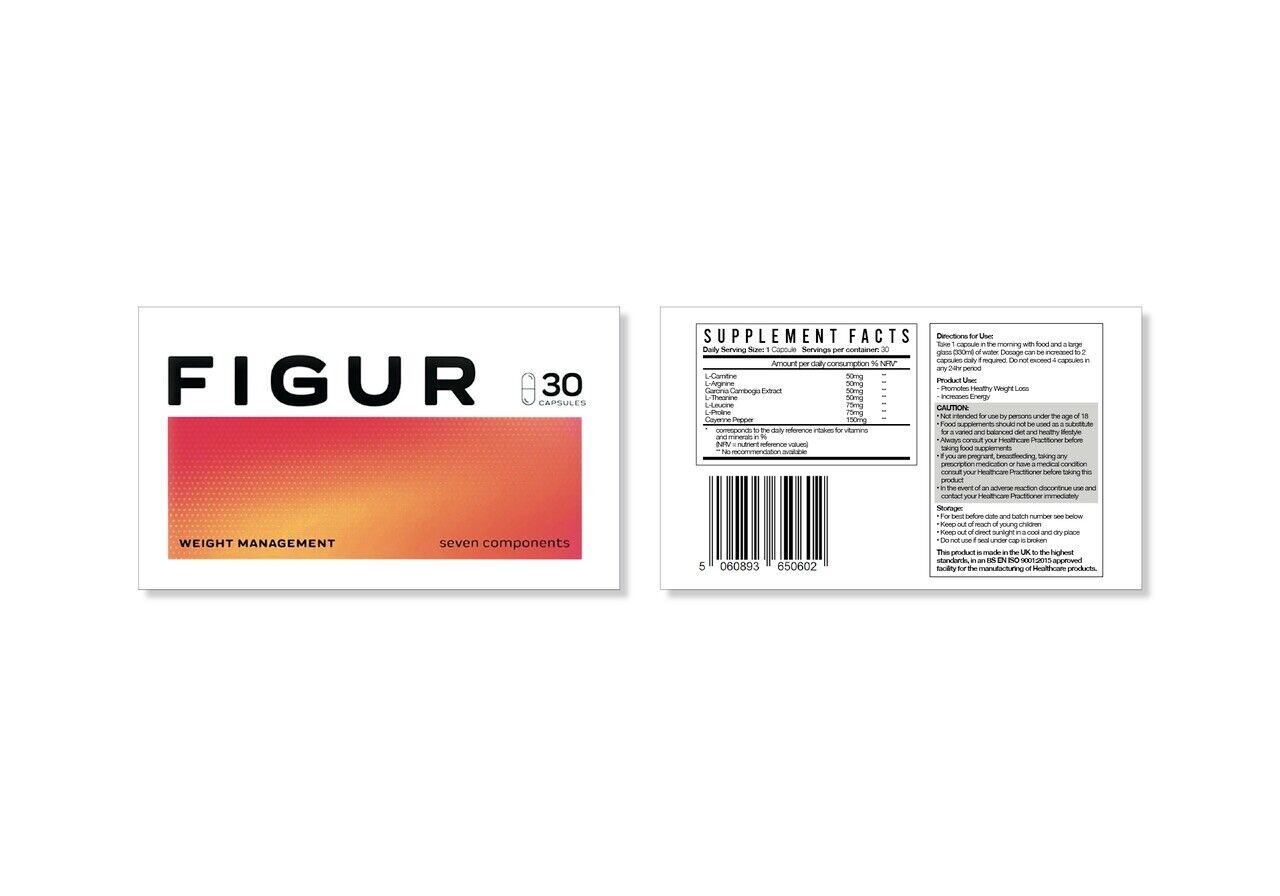 Figur Weight Management, 7 Ingredient Formula for Figure Weight Loss.30 caps