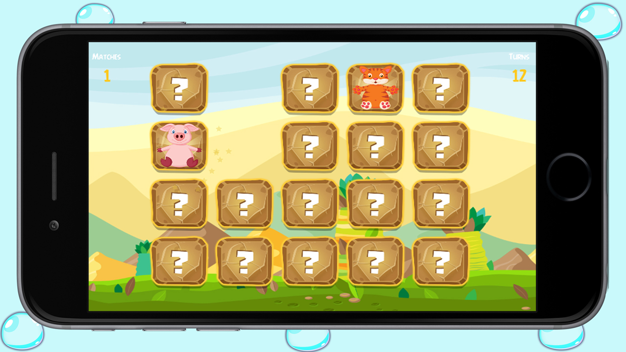 Kids Brain Training, Exercise the Brain with Memory Matching Puzzle Game