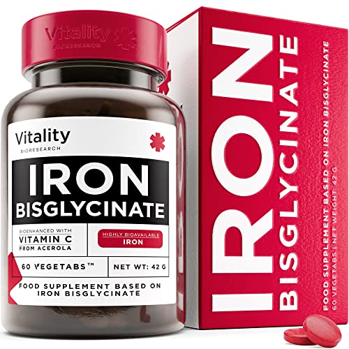 High Strength Vegan Iron Bisglycinate Tablets