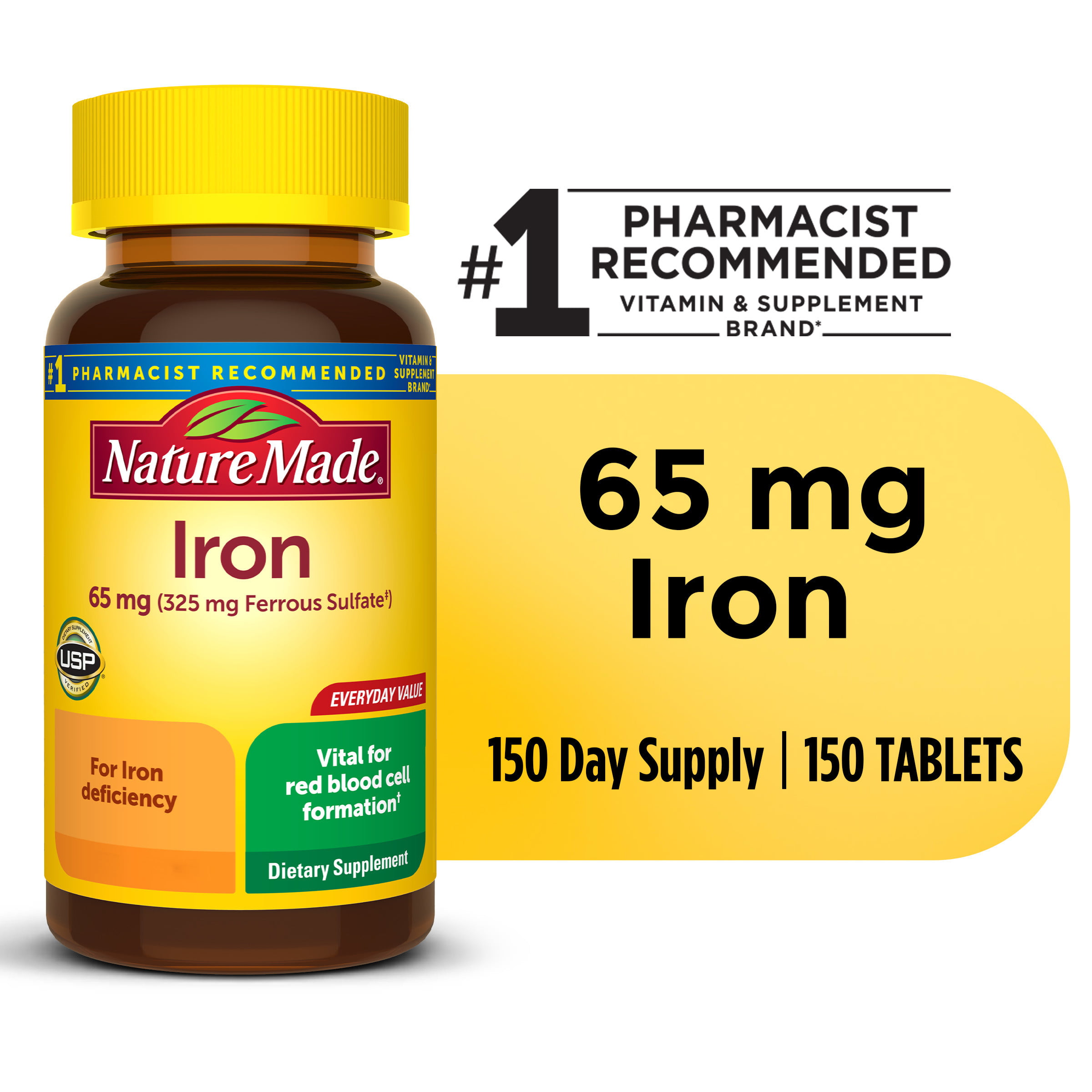 Iron Supplement, 150 Tablets