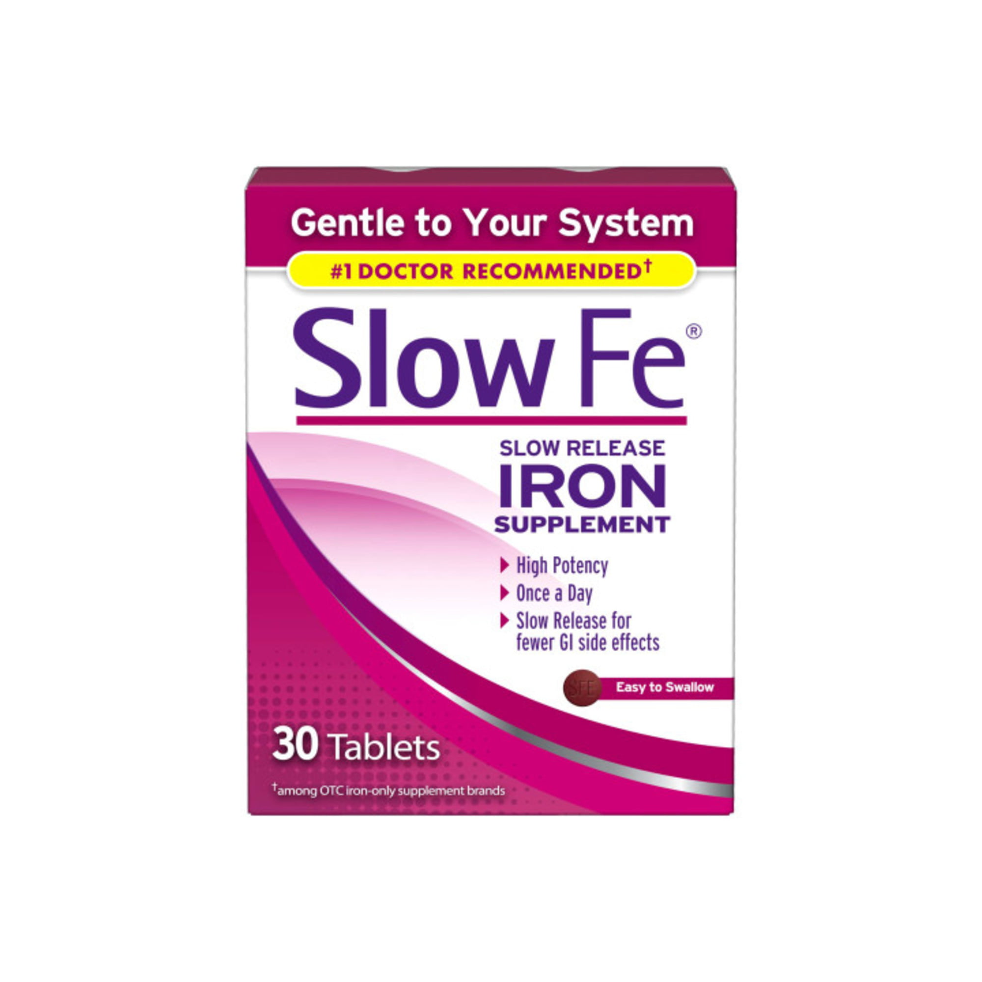 Slow Release Iron Supplement, 45mg, 30ct