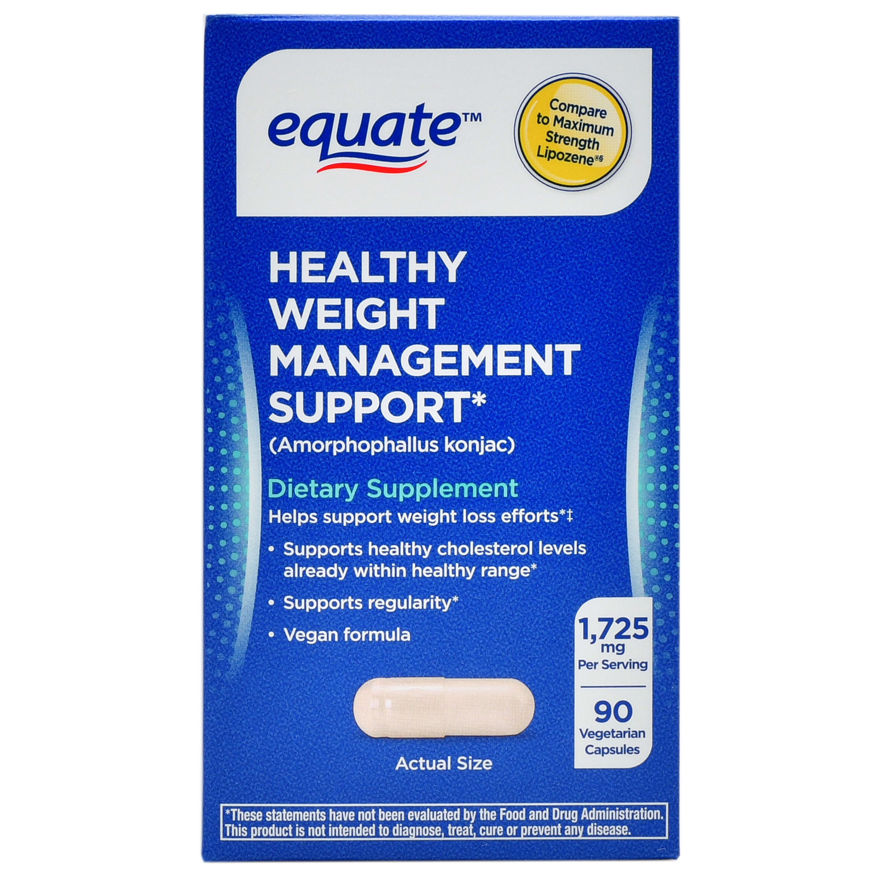 Equate, Healthy Weight Management, 90 Veg Capsules