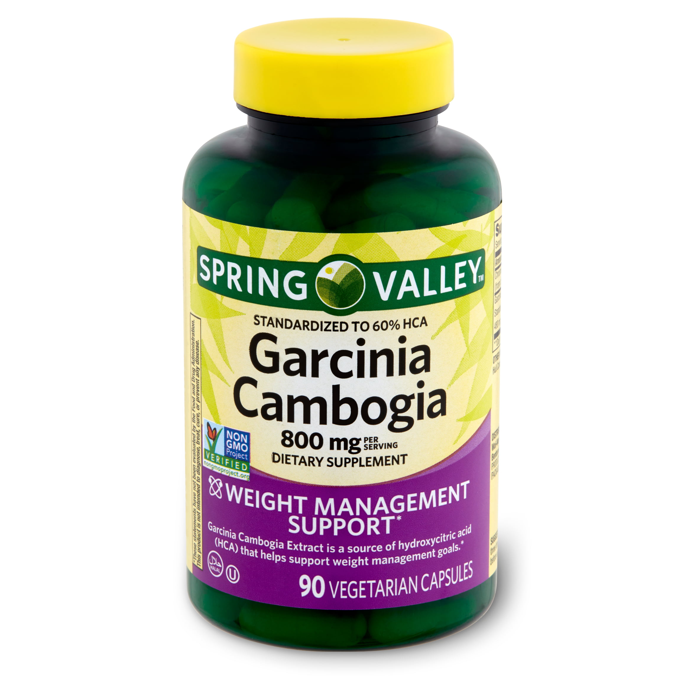 Spring Valley Garcinia Cambogia Dietary Supplement, 800 mg, 90 count
