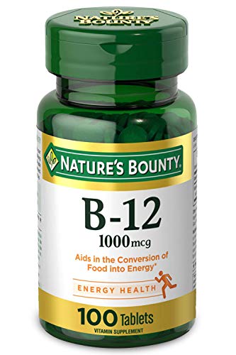 Nature's Bounty Vitamin B12, Energy & Nervous System Support