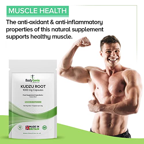Bodgyenix 1000mg Kudzu Root Veggie Capsules