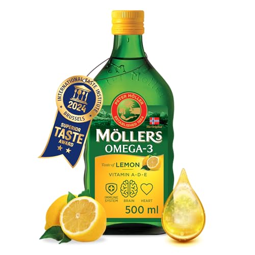 Möller's Omega 3 Fish Oil - Lemon Flavor, 500ml