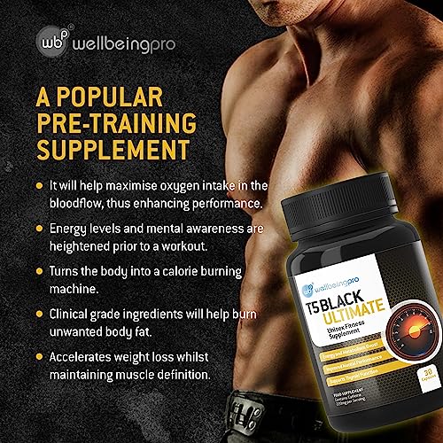WBP T5 Black Ultra Thermogenic Fat Burner 30 Caps
