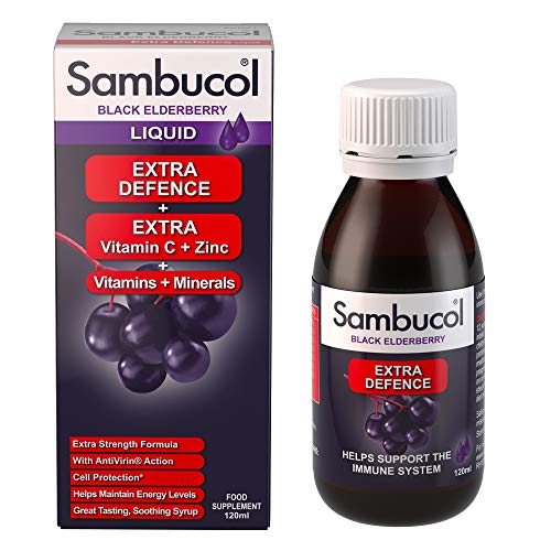 Sambucol Elderberry Immune Support with Vitamins & Zinc