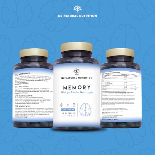 Nootropic Memory Booster with Caffeine & Vitamins