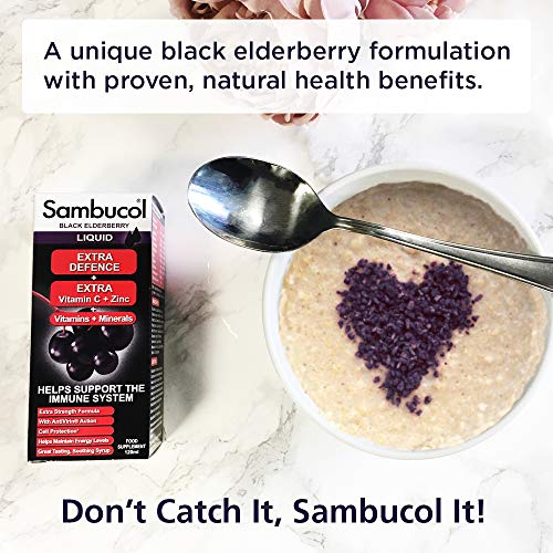 Sambucol Elderberry Immune Support with Vitamins & Zinc