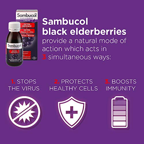 Sambucol Elderberry Immune Support with Vitamins & Zinc