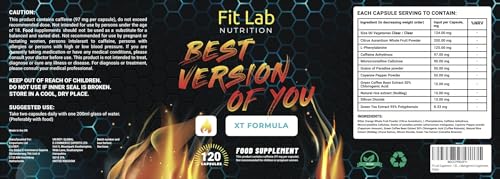 Fit Lab Weight Management Capsules - 120 Count