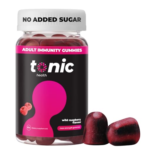 Tonic Health Immune Support Gummies – Elderberry, 60 Count