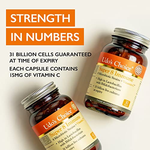 Udo's Choice Super 8 Immune Probiotics - 90 Capsules