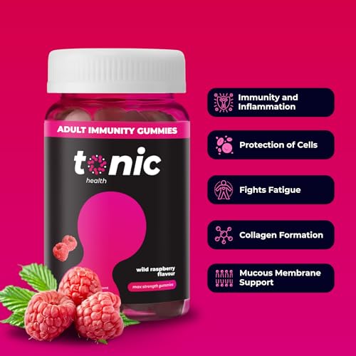 Tonic Health Immune Support Gummies – Elderberry, 60 Count