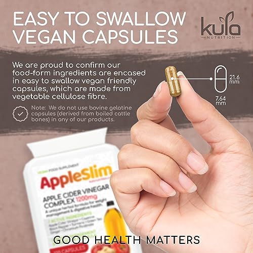 AppleSlim Apple Cider Vinegar Capsules for Weight Management