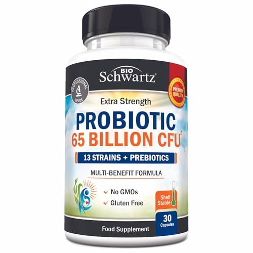 Probiotic 65 Billion Capsules for Digestive Health