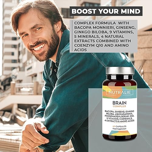 Natural Nootropic Brain Booster with Ginkgo & Ginseng