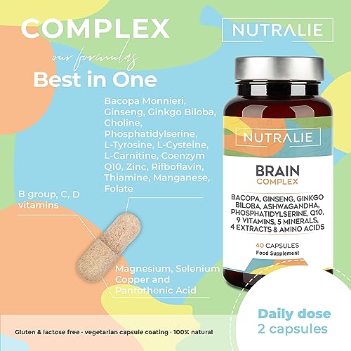Natural Nootropic Brain Booster with Ginkgo & Ginseng