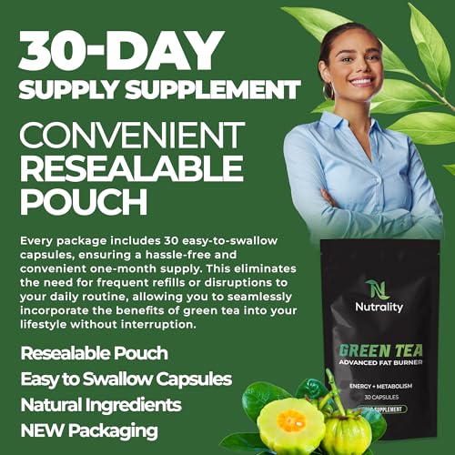 Nutrality Green Tea Fat Burner - 30 Capsules