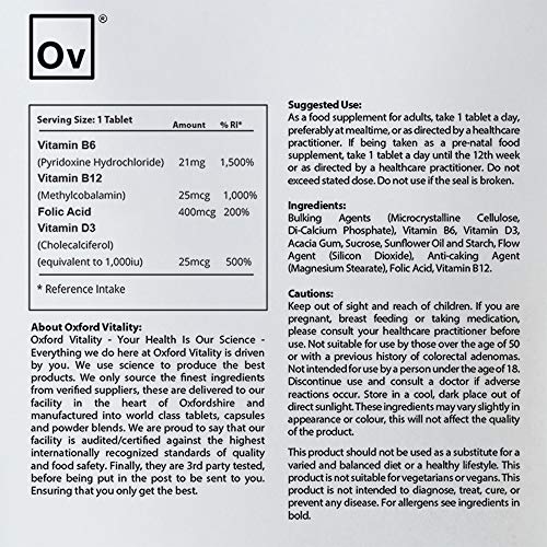 Brain Boosting Neuro Vitamins with B6, B12, D3