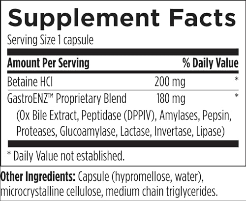 Digestzymes Digestive Enzymes with Betaine HCl 90 Caps