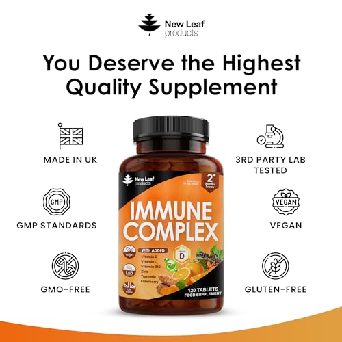 Vitamin D Immune Support Tablets with C, B12, Zinc