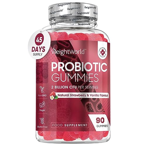 Vegan Probiotic Gummies for Gut Health - 90 Count