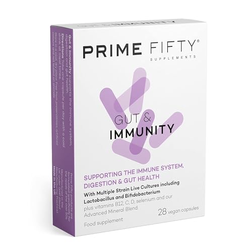 Prime Fifty Gut & Immunity Support Multivitamin Capsules