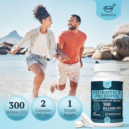 300 Billion CFU Probiotics for Gut Health
