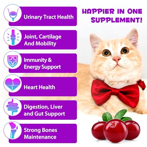 15-in-1 Cat Vitamins with Glucosamine and Cranberry