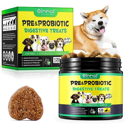 Dog Probiotics Chews - 120 Count Duck Flavor